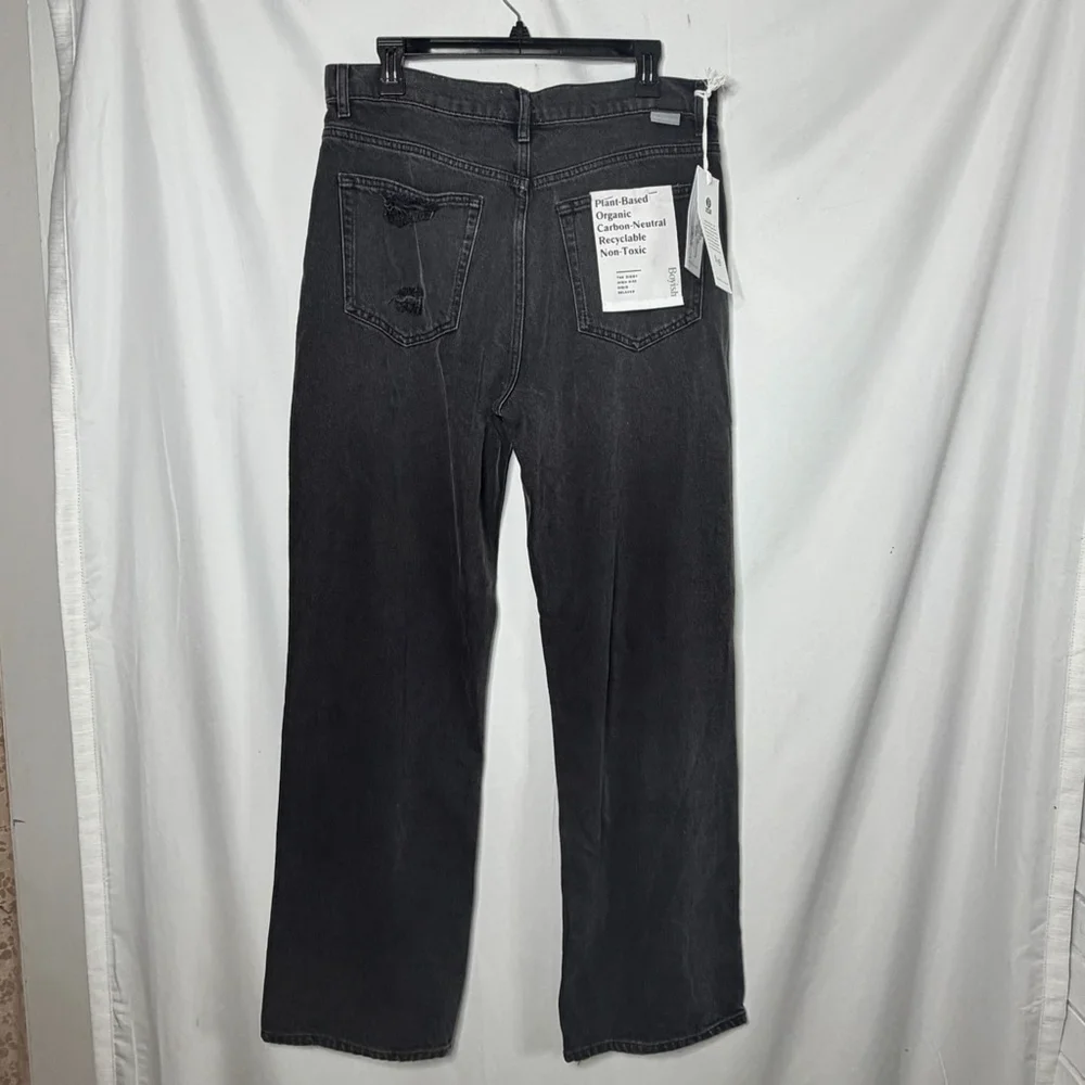 NEW with tags Boyish Black The Ziggy High-Rise Straight Leg Jeans Size 30